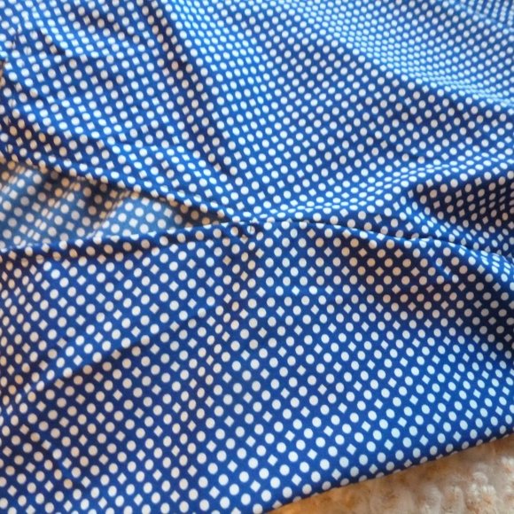 COPY - Notation's Polka Dot Button Down Collared Blouse szL - Picture 7 of 10